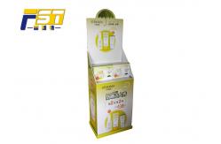 China Light Weight Cardboard Paper Dump Bins , Various Styles Recycling For Skin Lotion supplier