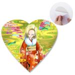 Self - Adhesive Kids 3D Lenticular Stickers / Holographic Sticker Printing Flip Effect for sale