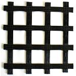 Coastal Embankment Reinforcement Uniaxial Geogrid  750 / 100 KN Woven Coated Polyester Geogrid