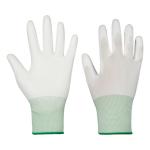 Dust Free Polyester ESD Gloves PU Finger Coated Antistatic gloves for sale