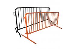 China Temporary Portable Crowd Control Barriers 2M American Standard Road Fence supplier