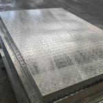 30mm Pitch Stainless Steel Flat Steel Grating With Galvanized Surface Aluminium Checkered Plates for sale