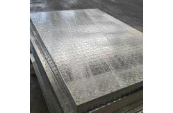 China 30mm Pitch Stainless Steel Flat Steel Grating With Galvanized Surface Aluminium Checkered Plates supplier