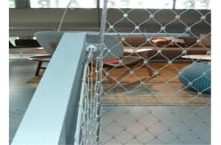 China 60*60 Mm Hole Architectural Wire Mesh , Steel Cable Netting supplier