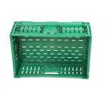 Vented Foldable Fruit And Vegetable Plastic Crates Loading Capacity 20kg