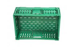 China Vented Foldable Fruit And Vegetable Plastic Crates Loading Capacity 20kg supplier