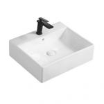 Bathroom Countertop Ceramic Basin bowl Wall Mounted Glossy Finished for sale
