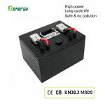 Long-lasting 36V 50Ah Rechargeable LiFePO4 Battery for Solar System Energy Storage for sale