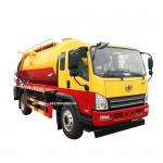 FAW 4x2 High Pressure Cleaning Trucks Sewer Vacuum Truck 12000-14000 Liters for sale