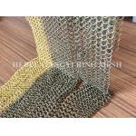 Architectural Metal Round Ring Mesh Curtain With SS Eletroplating for sale