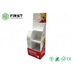 Advertising Custom Pop Recyclable Cardboard Floor Displays Stand With Logo Printed