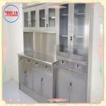 Silver Stainless Steel Lab Bench Laboratory Furniture with Number of Doors As Drawing for sale