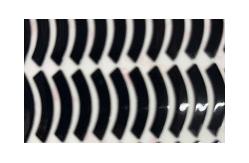 China Black PTFE Mouse Skates Mouse Feet Dimension 35.43*5.62*0.5mm supplier