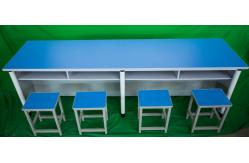 China CE Certificated Mathematics Laboratory Table School Furniture Maths Classroom Workbench supplier