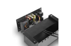 China Black Under Table Power Strip Hoisting Multimedia Socket Conference Microphone Socket supplier