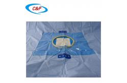 China Disposable Cesarean C Section Surgical Drape cloth With Pouch Blue supplier