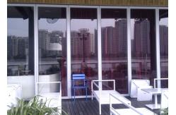China Aluminum Frame Glass Partition Wall  Sliding Partition Suspended supplier