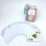 63*88mm 54Cards With 0.32mm Thickness 100% Plastic Poker Cards for sale