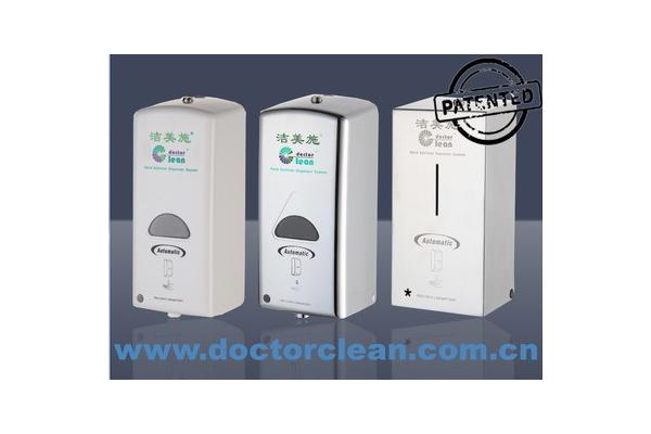 1000ml Automatic Antibacterial Gel Alcohol and Hand Soap Dispenser with Bag and Pouch