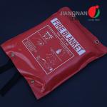 Fiberglass Fire Blanket Soft Bag/Hard Box Protective Shield For People Emergency Fire Blanket for sale
