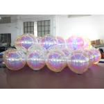 Wedding Decoration PVC Reflective Huge Inflatable Christmas Balls Giant Inflatable Mirror Ball for sale