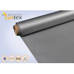0.4mm Silicone Rubber Coated Fiberglass Cloth For Fabric Expansion Joints,Welding Fire Blankets for sale