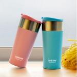 Double Wall Stainless Steel Coffee Cup Thermos Mug Insulation Against Hot Cups 400 ML for sale