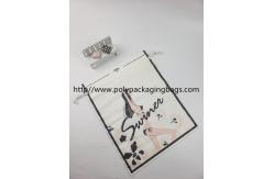 China Reusable Drawstring Plastic Bags Small Plastic Packaging Custom Printing Clothes Sleeve supplier