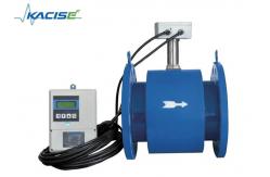 China Flange / Thread Electromagnetic Water Flow Meter With Grounding Rings supplier