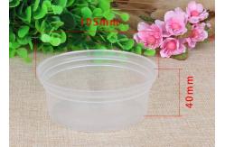 China White Food Grade Heat Resisting PP Container Transparent For Soup / Sauce supplier