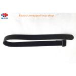 Black High Temp Adjustable Buckle Elastic Hook And Loop Strap With Clips for sale