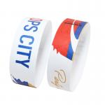 Custom Logo Tyvek Paper Wristbands For Access Control Sequential Numbering