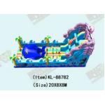 Whale Theme Fun Park Jumping Slides Commercial kids Playground