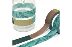 China Custom Printed Glitter Washi Tape Waterproof Washi Paper Tape supplier