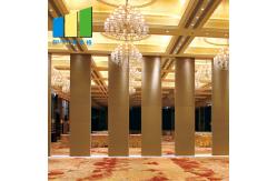 China Hotel Banquet Room Operable Movable Partition Walls / Soundproof Partition Divider supplier