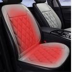 Leather Heated Car Seat Cushion USB Charging Graphene Fast Heating for sale
