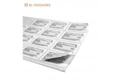 China Rectangle Packaging Label Sticker Roll Custom Make Your Own Logo Stickers supplier