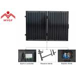 Black Frame Portable Suitcase Solar Panels , Lightweight Folding Solar Panels for sale