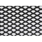 5mmx7mm Hole Decoration Black Powder Coated Plain Expanded Metal Sheet for sale