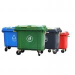 Wholesale 1100 Litre Garbage Container Waste Bins Plastic Trash Dustbins for sale