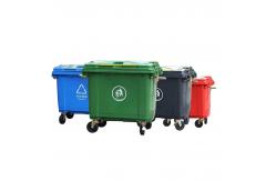 China Wholesale 1100 Litre Garbage Container Waste Bins Plastic Trash Dustbins supplier