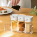 Salt And Pepper Containers 100ml Spice Shaker Plastic Spice Container Condiments Jar