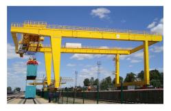 China RMG Port Container Yard Double Beam Container Gantry Crane Rail Mounted supplier
