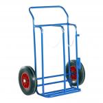 Metal Fab Oxygen Acetylene Cart 2 Wheel Propane Tank Dolly for sale