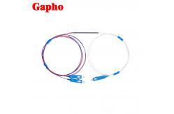 China 1X2 Singlemode / Multimode FBT Fiber Coupler Splitter FC / APC 1310 1550nm supplier