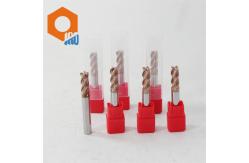 China Tungsten Carbide Endmills 4 Flutes HRC60 Flat End Mill Bits supplier