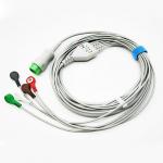 MINDRAY Patient Monitor Accessories , Snap Connection One Piece 5 leads Ecg Cable for sale