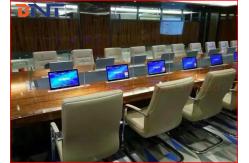 China Retractable FHD Screen LCD Desk Monitor Lift  For Advanced Office System supplier