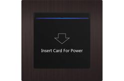 China 50/60Hz Hotel Room Key Card Holder , 86x86mm Power Saving Switch supplier