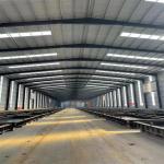 Galvanized Steel Frame Building Workshop , Commercial Metal Storage Buildings for sale